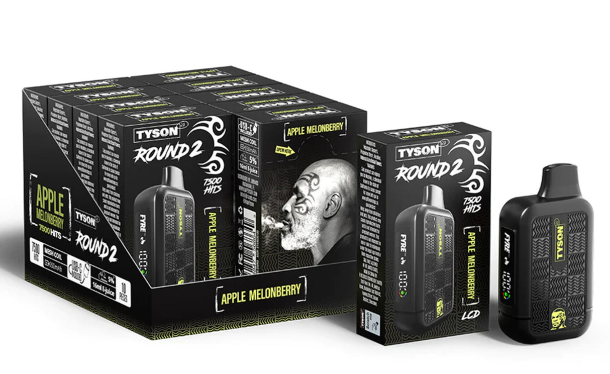 Wholesale Tyson 2.0 Vape | Pack of 10