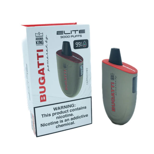 Wholesale Bugatti Elite 9000 Puffs Disposable Powered By Aroma King | Pack Of 10