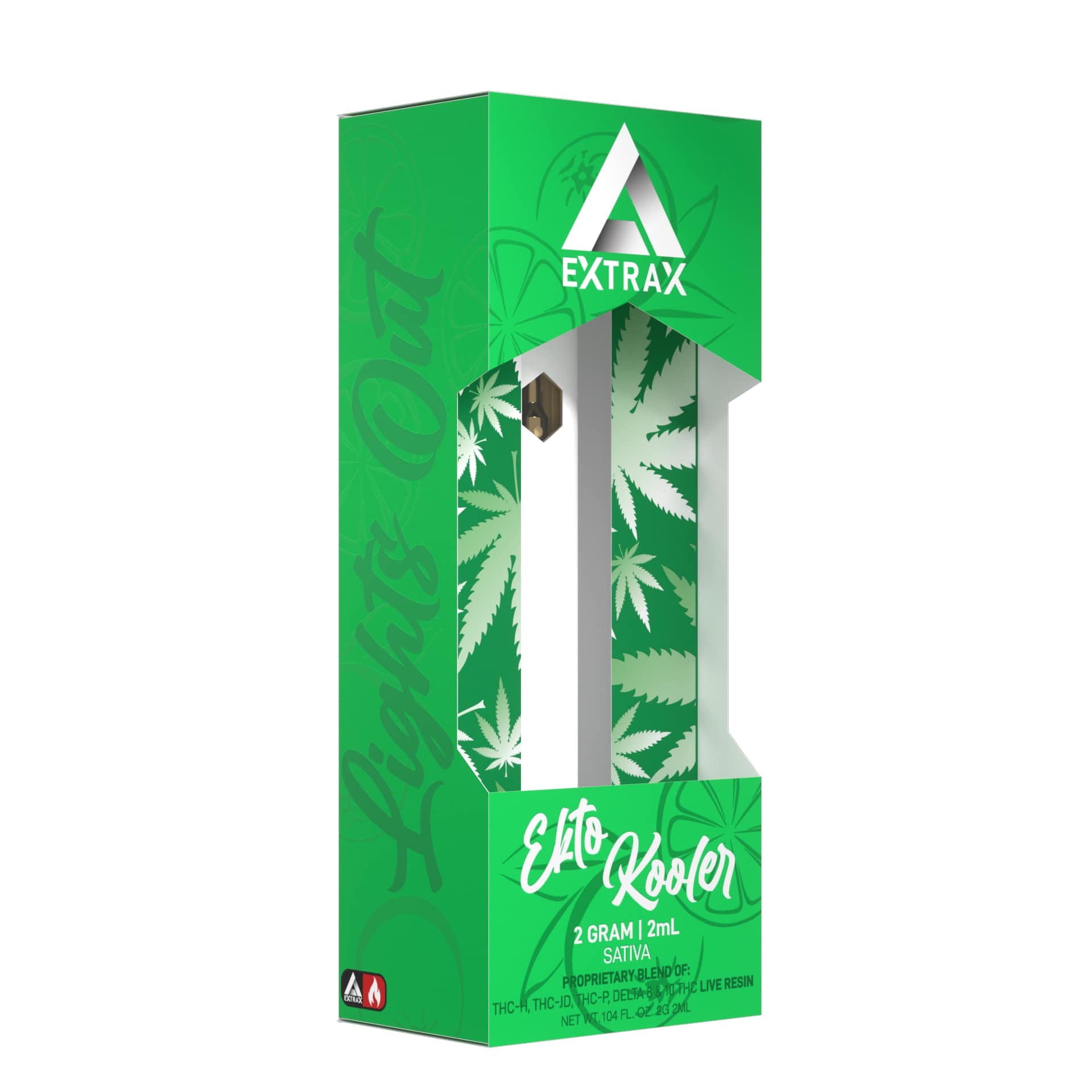 Wholesale Extrax Lights Out 2 Gram Thch Thcjd Disposable – Live Resin - Pack Of 06