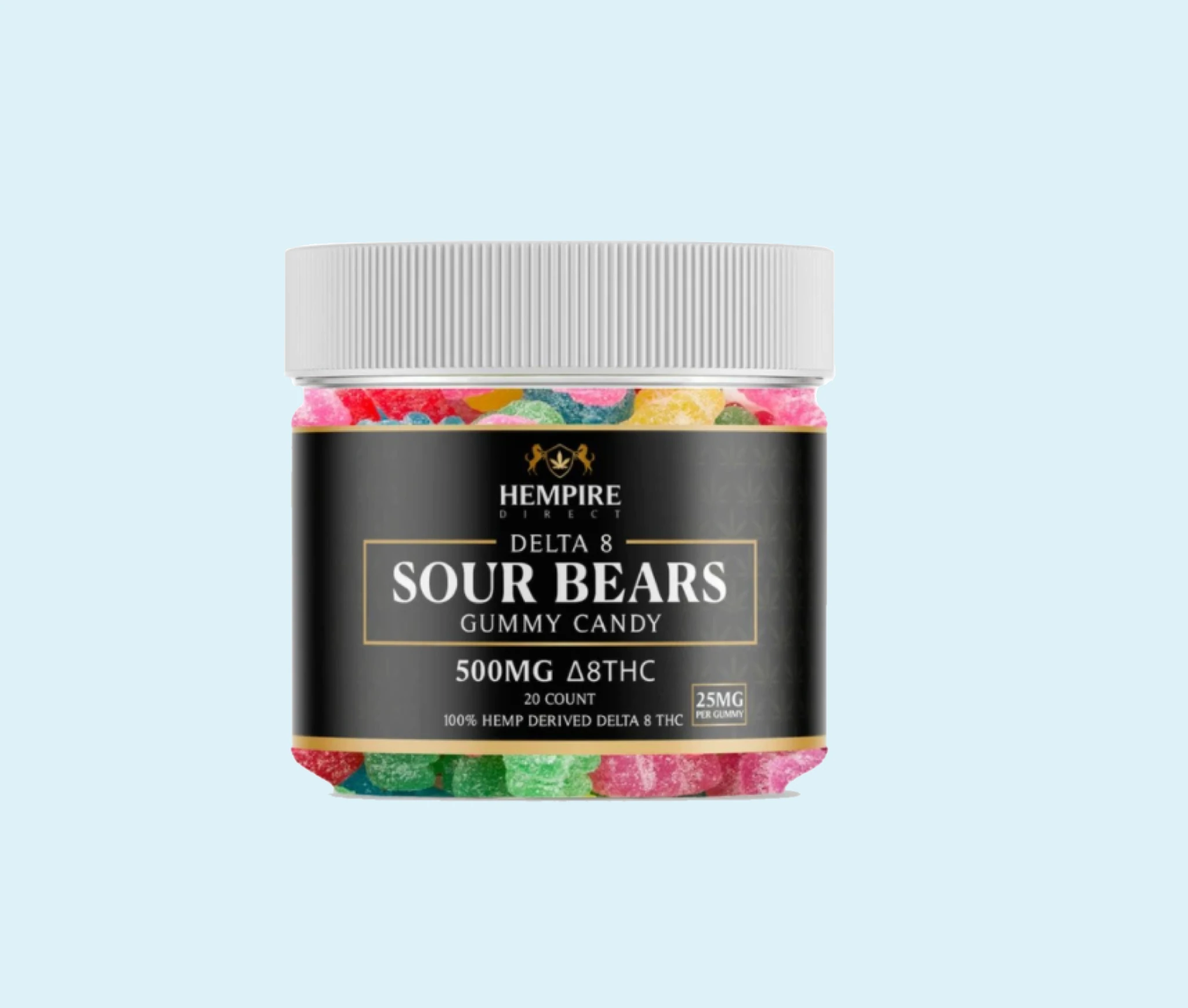 Wholesale Hempire Direct Delta 8 Thc Gummies, Sour Bears 500mg
