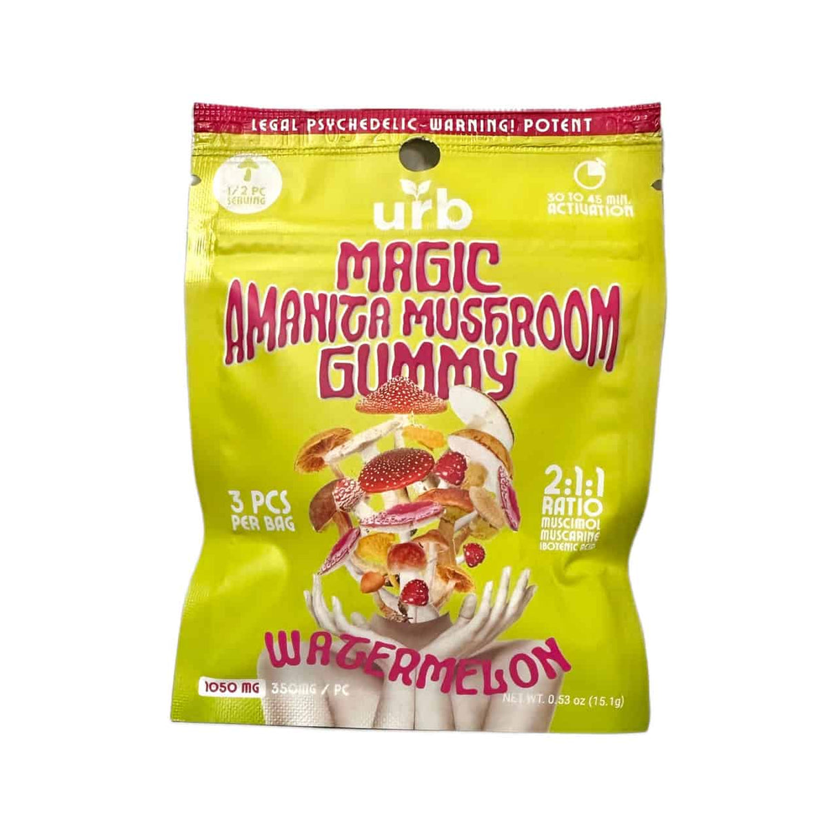 Wholesale Urb Magic Amaniga Mushroom Gummy 1050mg - Pack Of 3