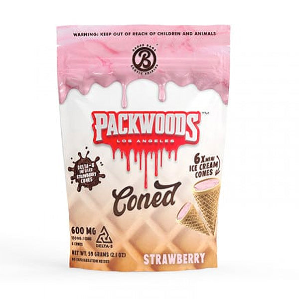 Wholesale Packwoods X Coned Delta-8 Edible Cones - Pack Of 06