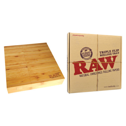Raw® - Bamboo Rolling Tray - Triple Flip