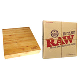 Raw® - Bamboo Rolling Tray - Triple Flip