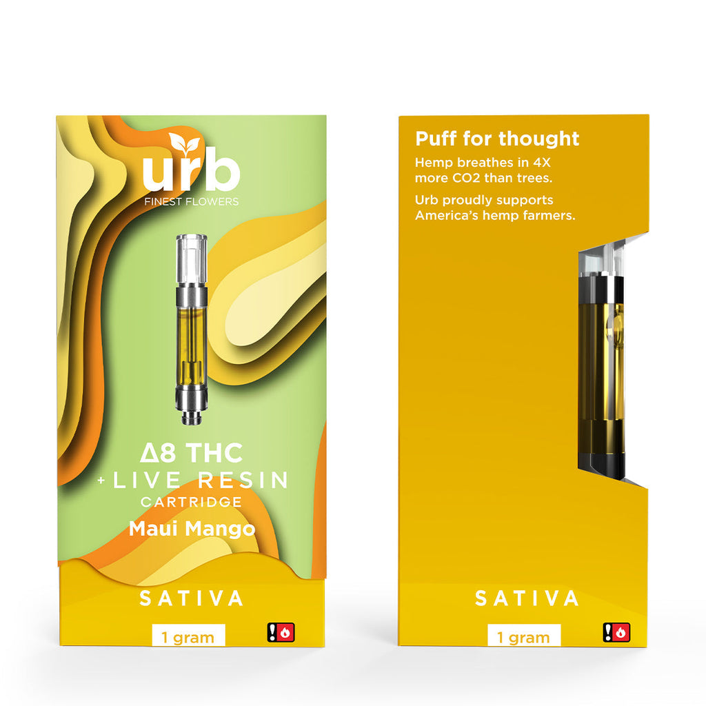 Wholesale Urb Delta 8 Thc Live Resin 1 Ml Cartridge | Pack Of 06