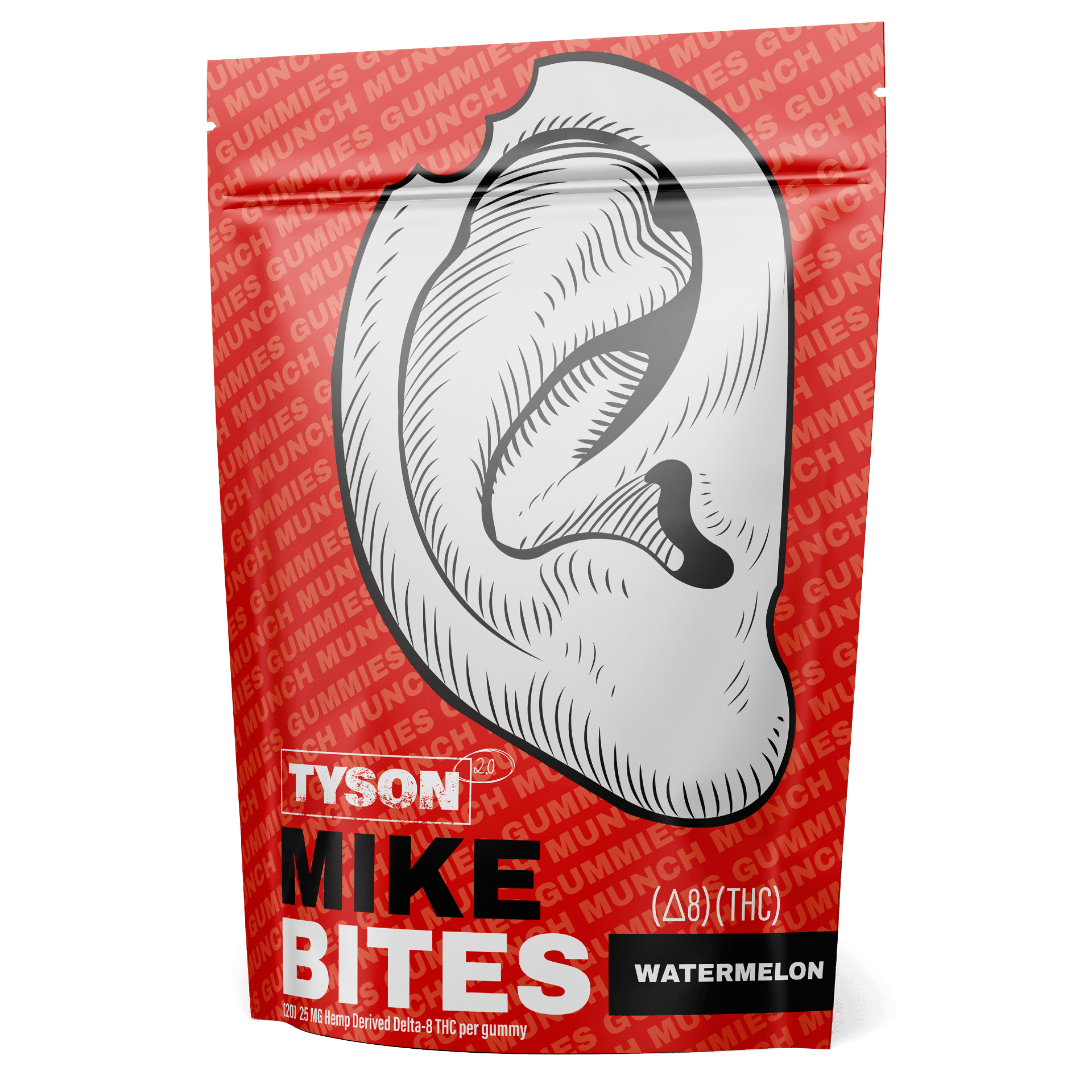 Tyson 2.0 – Mike Bites – Delta 8 Gummies 20ct Pouch 500mg