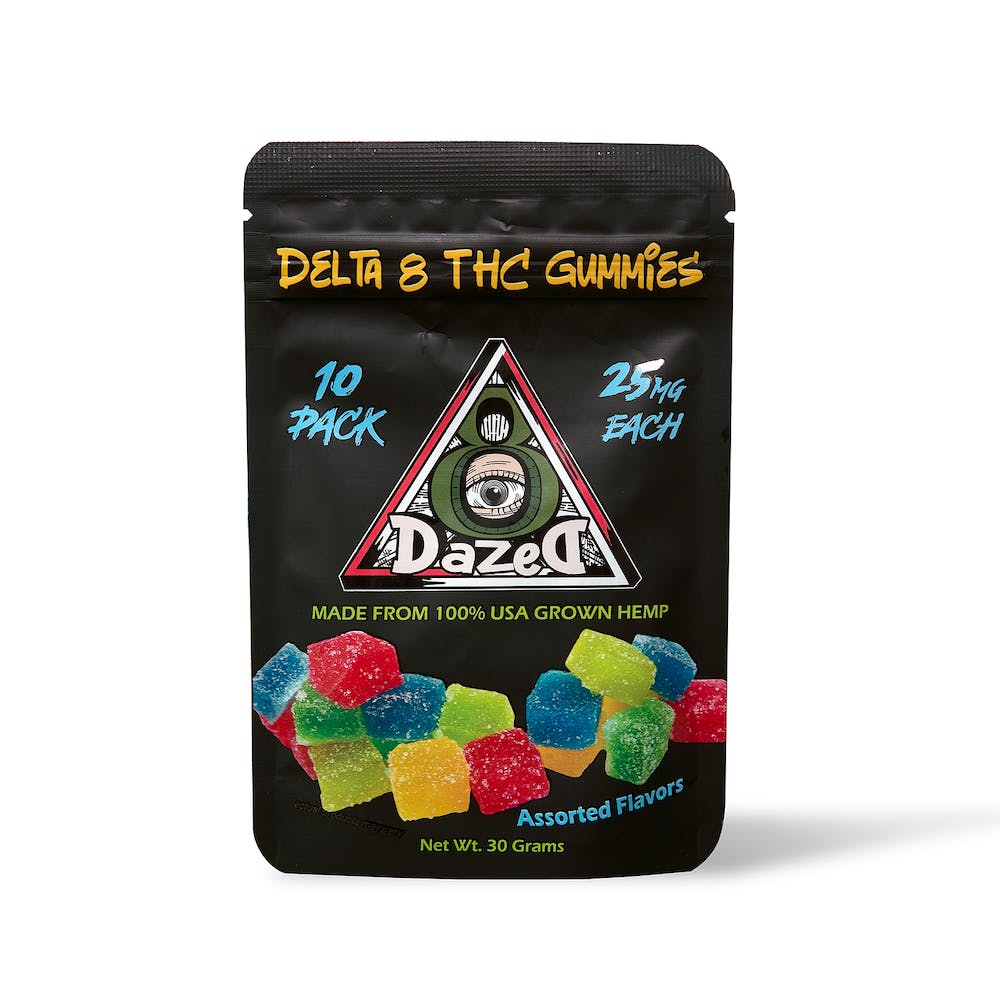 Wholesale Dazed Delta 8 Thc Gummies - 10 Pack