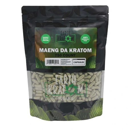 Earth Kratom Maeng Da 750ct