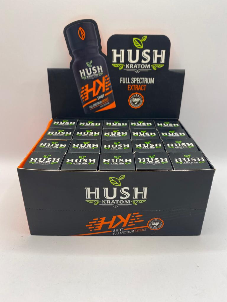 Hush Kratom Hk Shot 10ml 20ct/bx