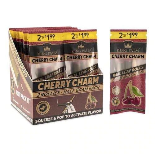 King Palm Cherry Charm 2 Rollies Half Grams Pack Of 20