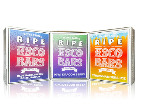 Wholesale Ripe ESCO Bars Mesh Disposable 2500 Puffs 6ml - Box Of 10