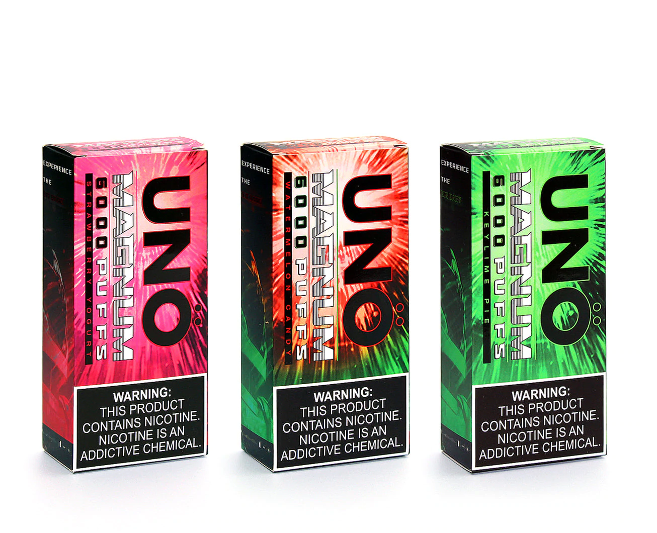 Wholesale UNO Magnum 6000 Puff Disposable Vape Pen Device 5% NIC - Pack Of 5